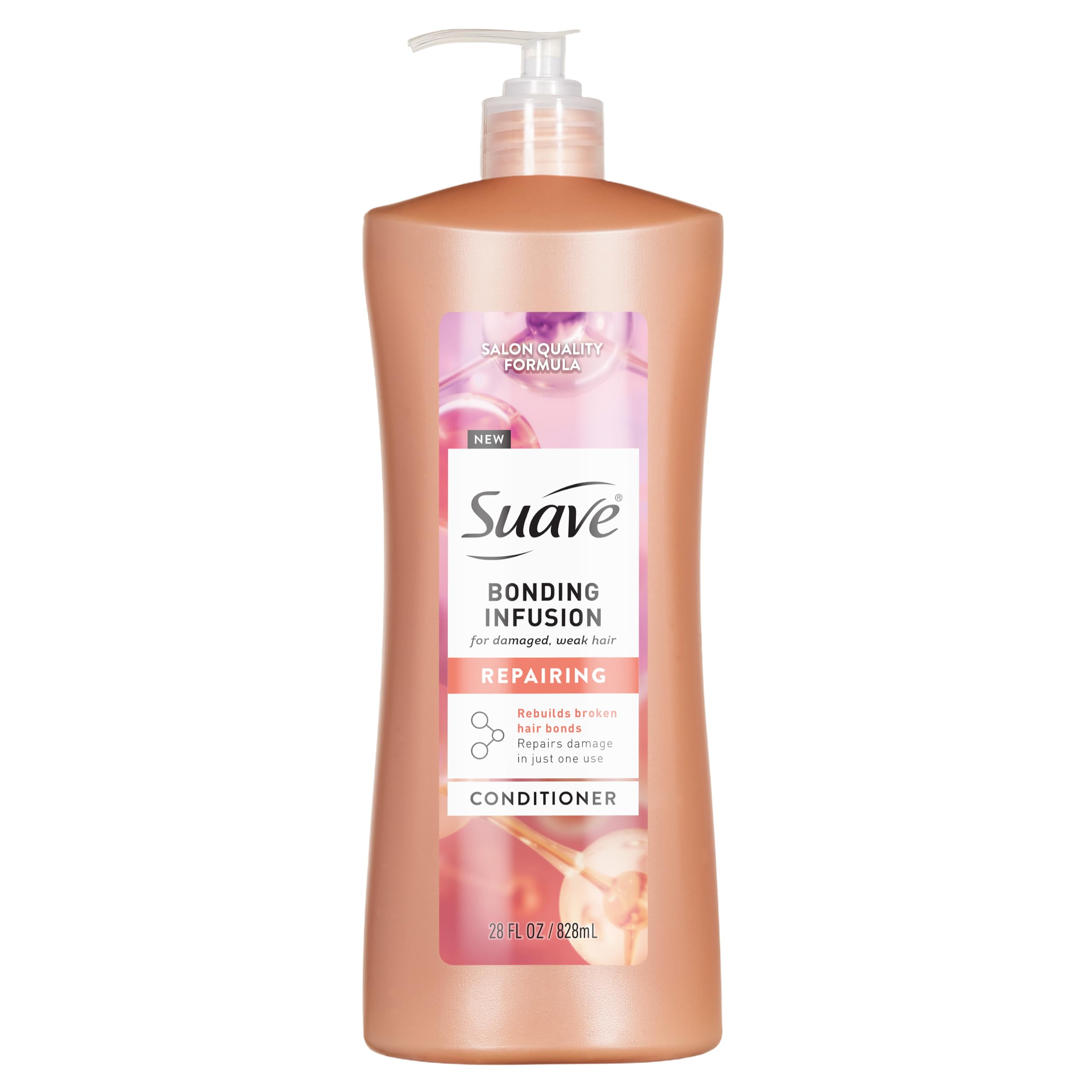 Suave Bonding Infusion Repairing Conditioner, Amino Acids, 28 fl oz, 4-Pack