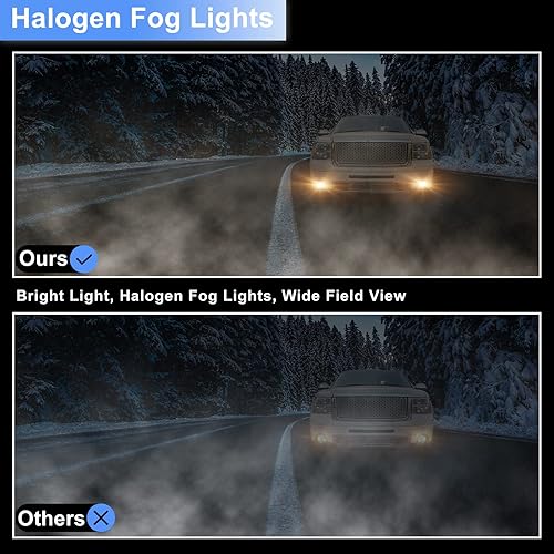 Miniatura 7 de ROXX Conjunto de luces antiniebla para Mercedes-Benz 2010-2016 E350E550  2010-2015 E63 AMG, luces antiniebla LED de conducción OEM reemplazo con