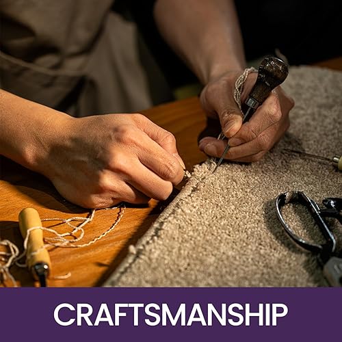 Miniatura 5 de DEXI Tapete para puerta de perfil bajo, tapete antideslizante para interiores para el interior de la casa, 3 x 5 pies, color marrón grisáceo