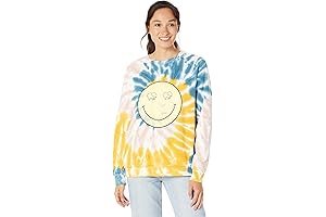 Ivory Ella Women's Smiley Raglan Crew Neck