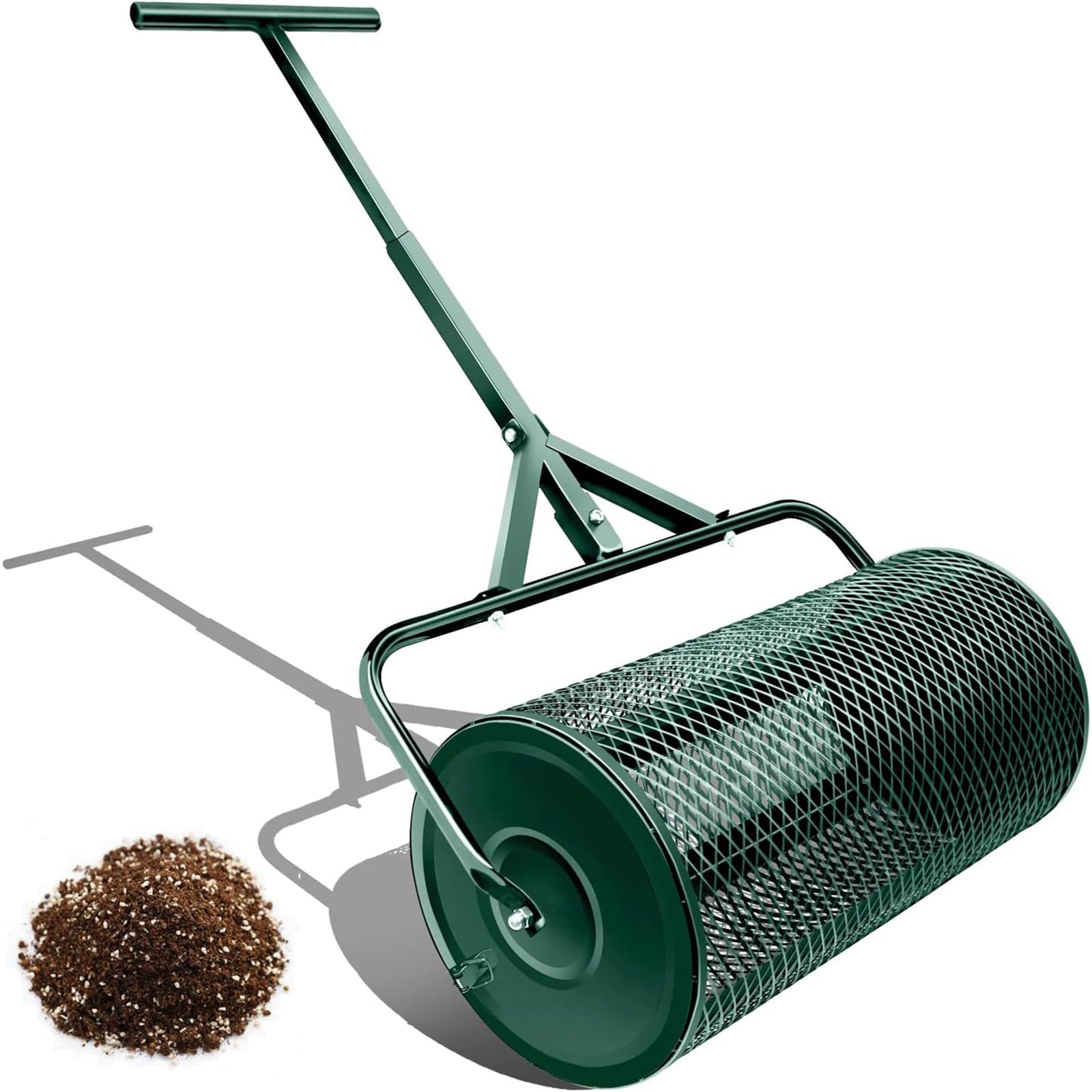 Épandeur à compost tout acier inoxydable avec structure renforcée
