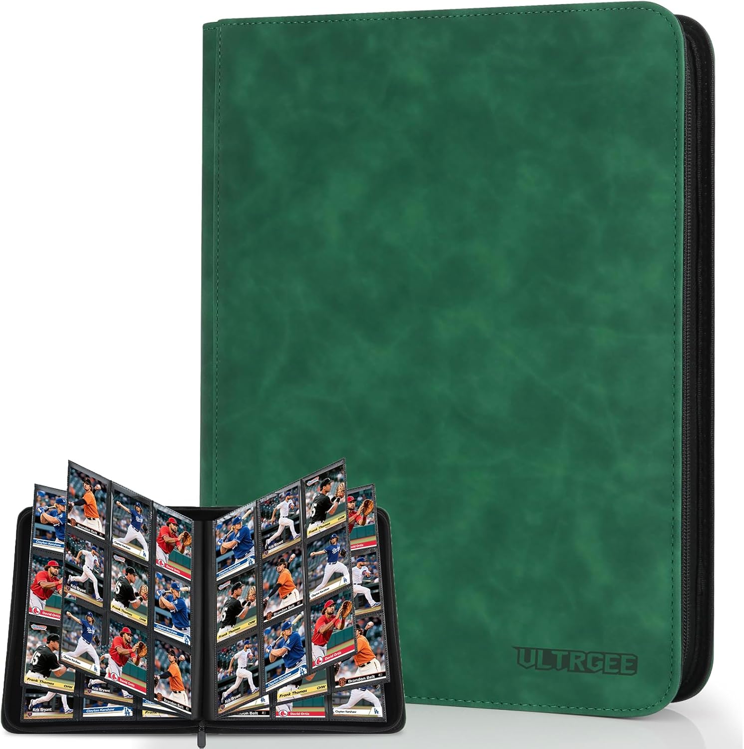 9 Pocket Card Binder, Trading Card Collection Binder - Holds 540 Cards, Card Album for TCG/YGO/MTG/PTCG Cards and Sports Cards (Black)