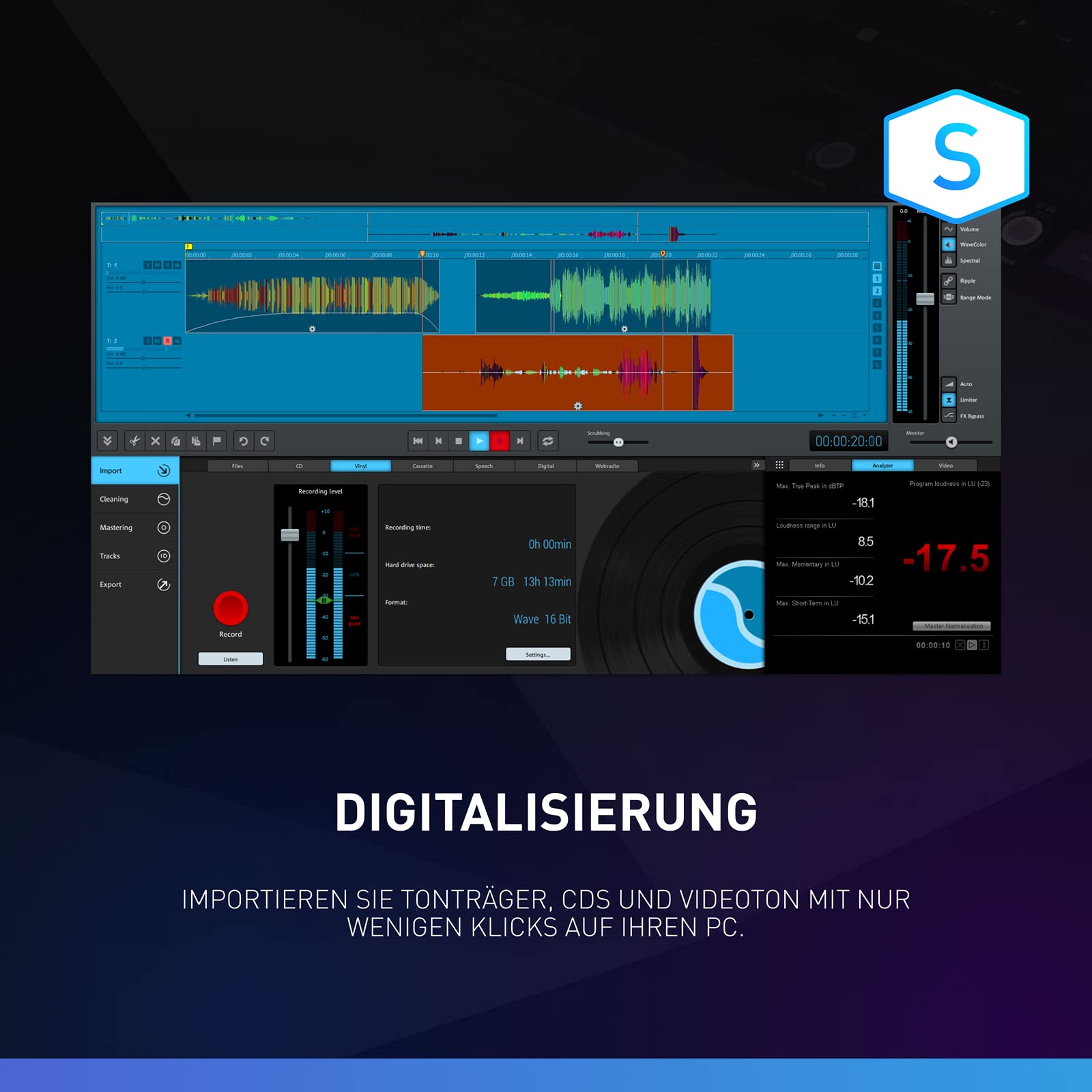 SOUND FORGE Audio Cleaning Lab 4 – Die einfachste Lösung für Audio Cleaning & Restauration