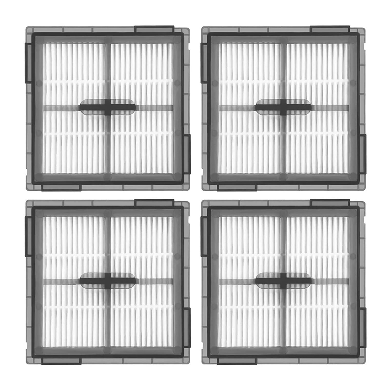 RHOBYXONZ Replacement HEPA Filter For Q10 S5 Vacuum Cleaner,Compatible For Roborock(4 PACK)