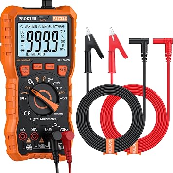 Proster Banana to Alligator Clip & Multimeter 5999 Counts Updated