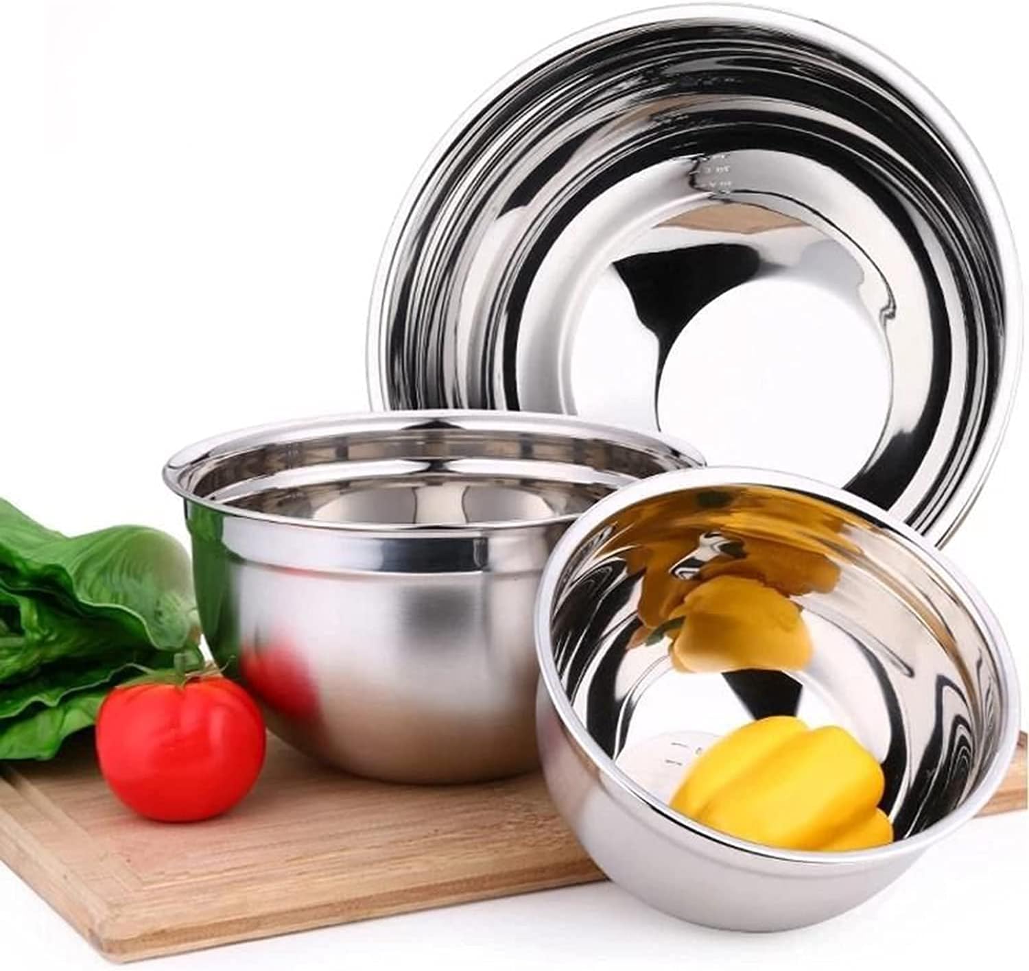 Vinod Stainless Steel Mixing Bowls Set of with Kenya Ubuy