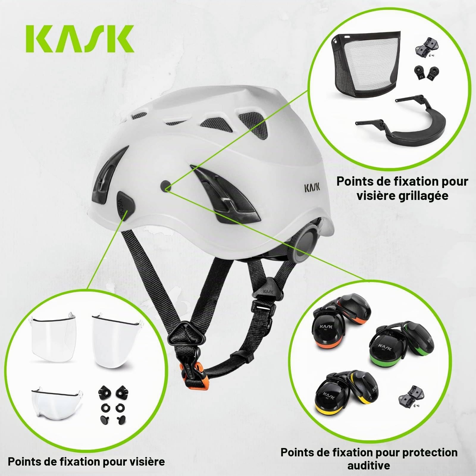 SUPERPLASMA AQ EN 397 Casque anti-chute, nouveau 2023