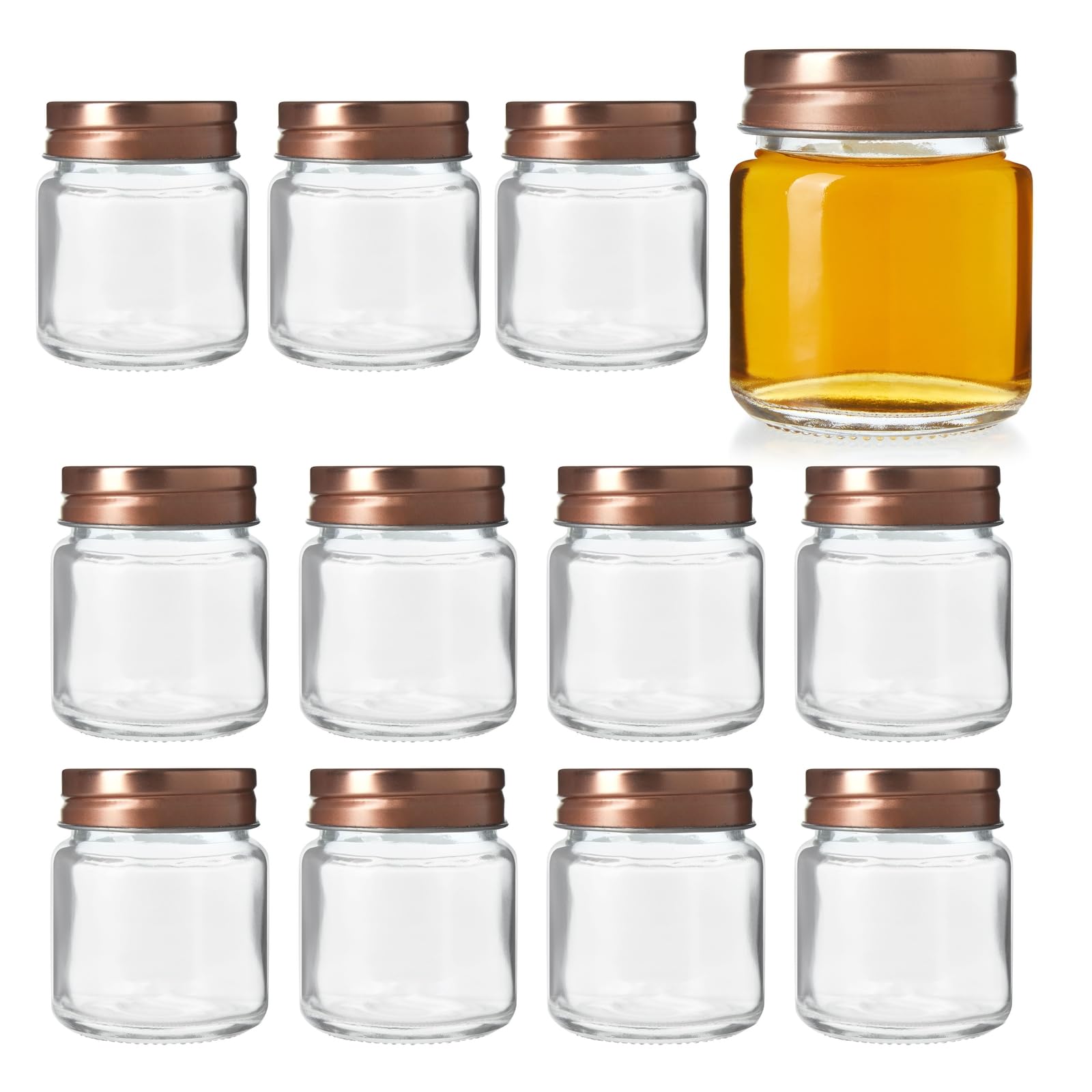 Juvale Shot Glasses Set Mini Mason Jars with Lids