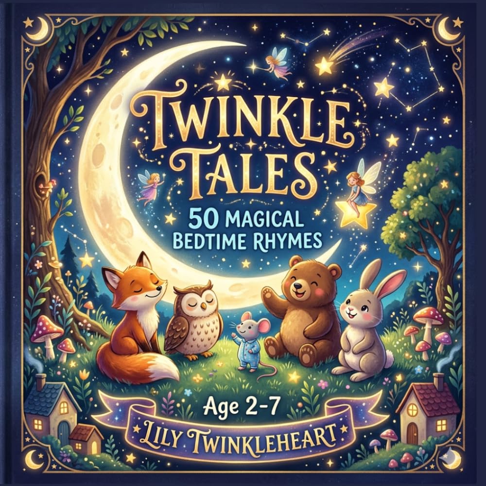 TWINKLE TALES: 50 Bedtime Rhymes, Big Dreams & a Little Magic — Stories for Little Hearts