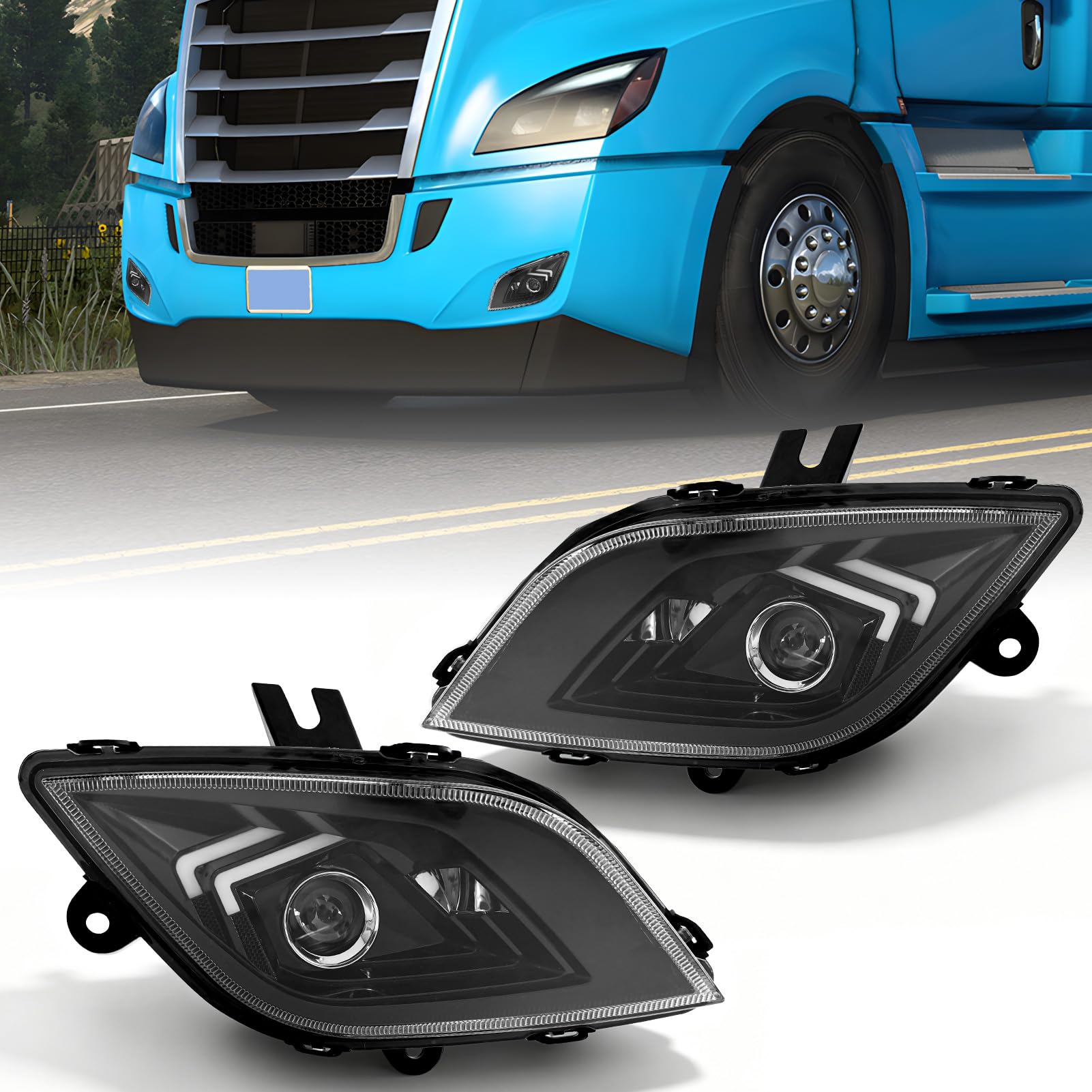 Photo 1 of MT-VOSCA LED Fog Light for Freightliner Cascadia 2018-2024