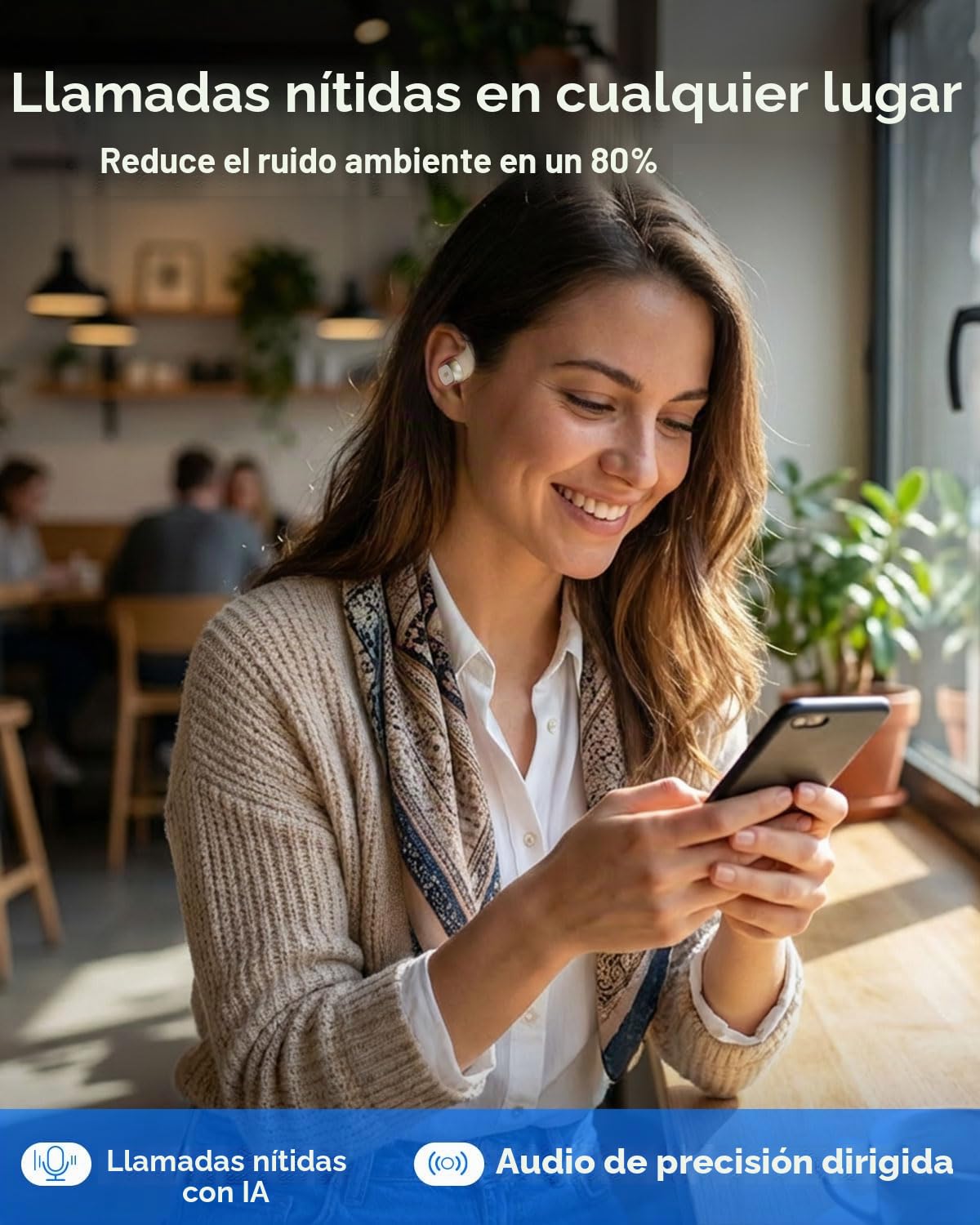 Auriculares inalámbricos de alta calidad con calidad de sonido superior y diseño cómodo