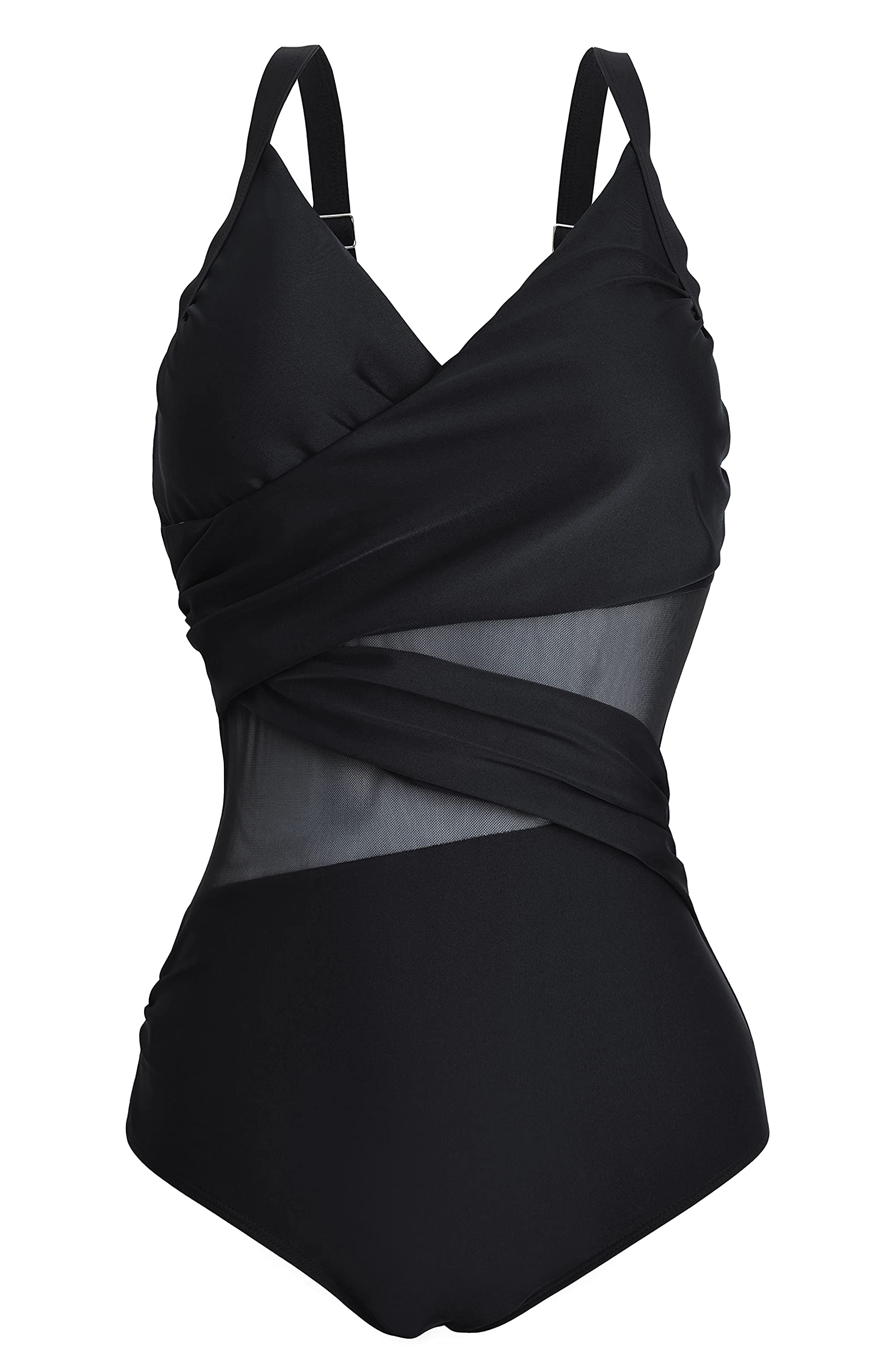 LA ORCHID Damen Badeanzug Cut Out sexy Einteiler Bademode Schwimmanzug Schlankheits Sommer