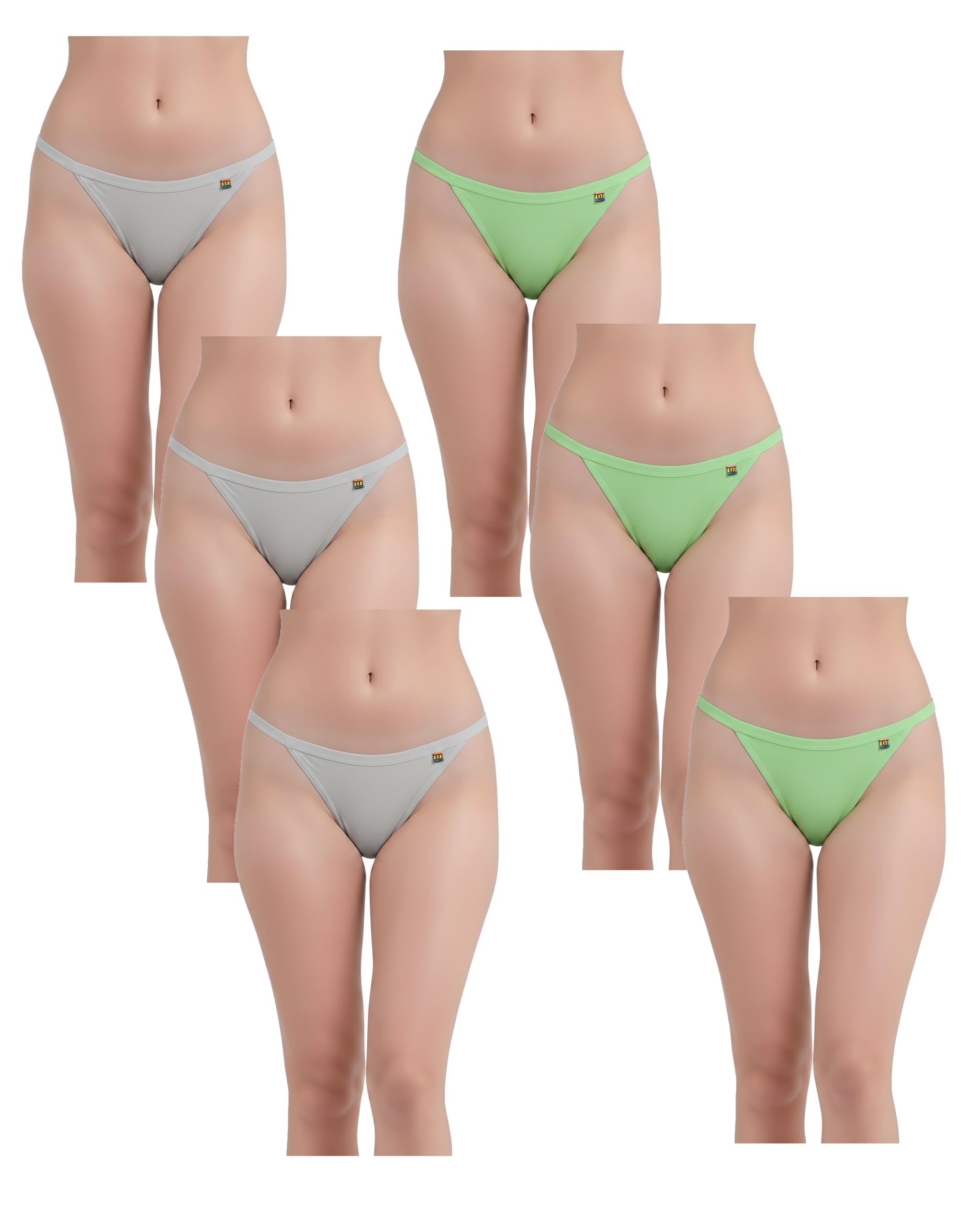 lerosey Women String Bikini Cotton Lycra Panty,Soft and Sexy Women Multicolored Underwear-picture-21