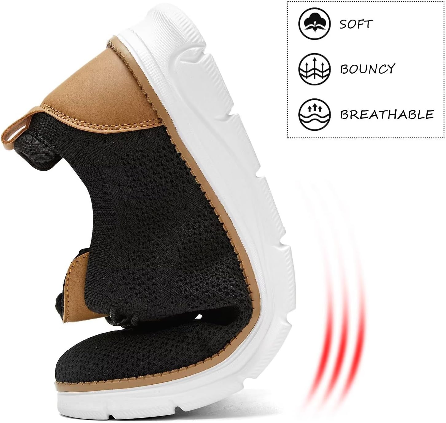 Men's Mesh Sneakers Oxfords Lace-Up Lightweight Casual Walking Shoes Driving Shoes - Image 5