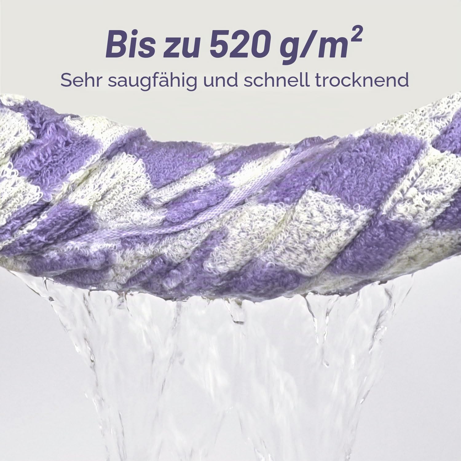 Jacquotha Duschtücher für Badezimmer, 70 x 140 cm, schnell trocknend, weiches Handtuch (2er-Pack), niedliche Handtücher, kariert, 520 g/m², saugfähige Baumwollhandtücher