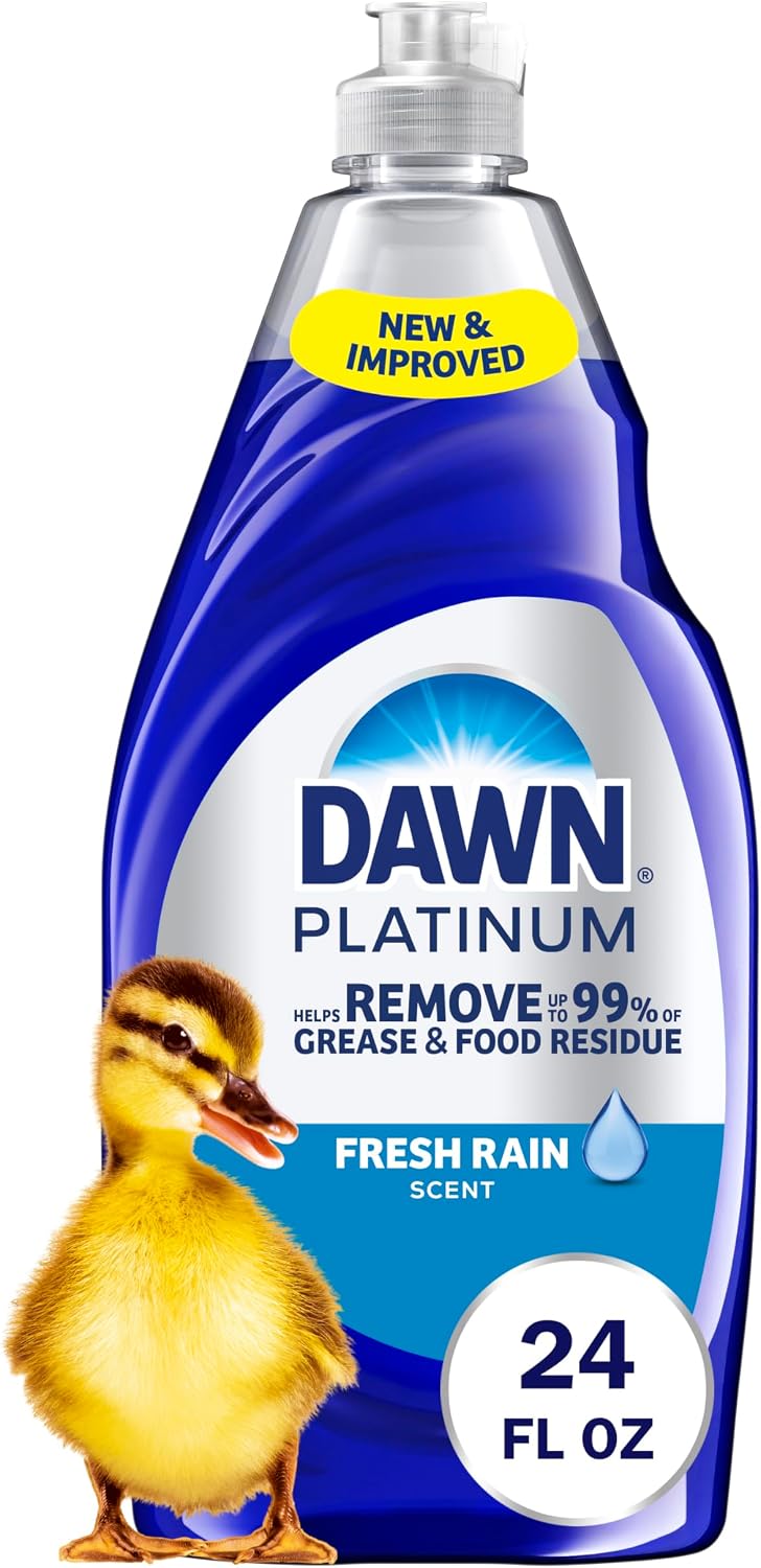 Dawn, Platinum Dishwashing Liquid Fresh Rain, 24 Fl Oz