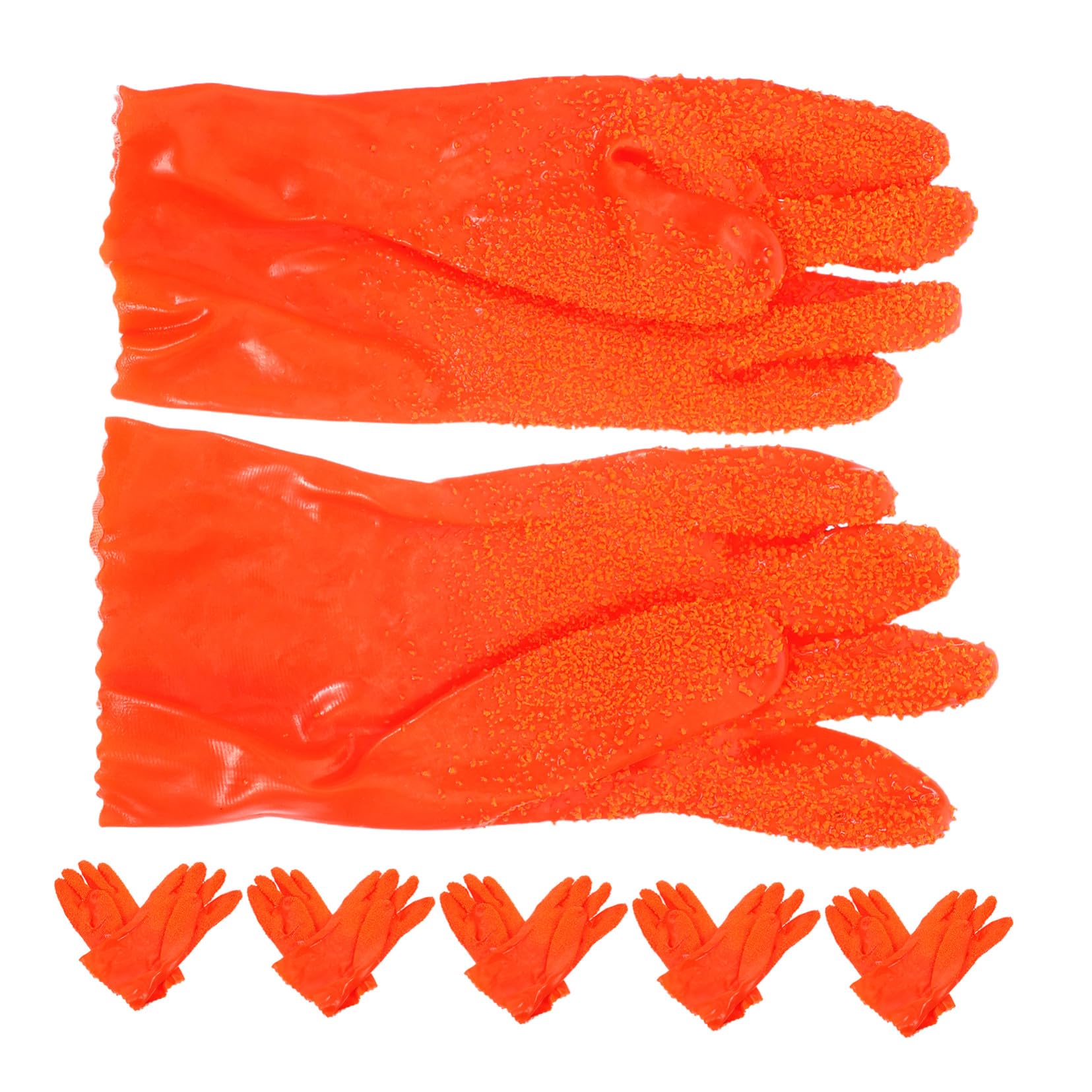 Schlangenhandschuhe aus Gummi Langlebige Abflussreinigungshandschuhe Flexible Schutzhandschuhe für Industrie Haushalt Sichere Arbeitshandschuhe für Rohrreinigung