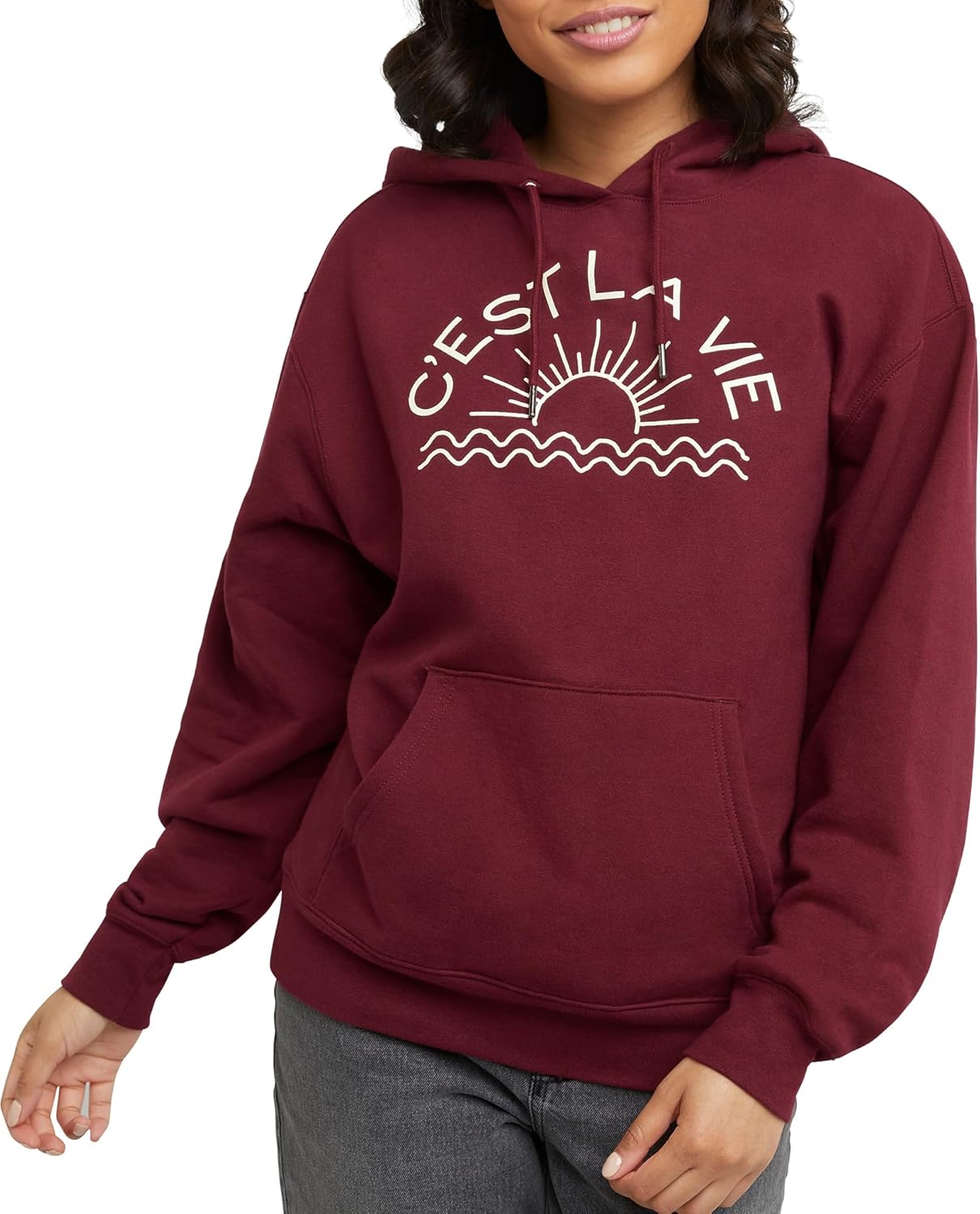 Hanes womens Originals Pullover Hoodie, Midweight Fleece Hooded Sweatshirt for Women, Available in Plus