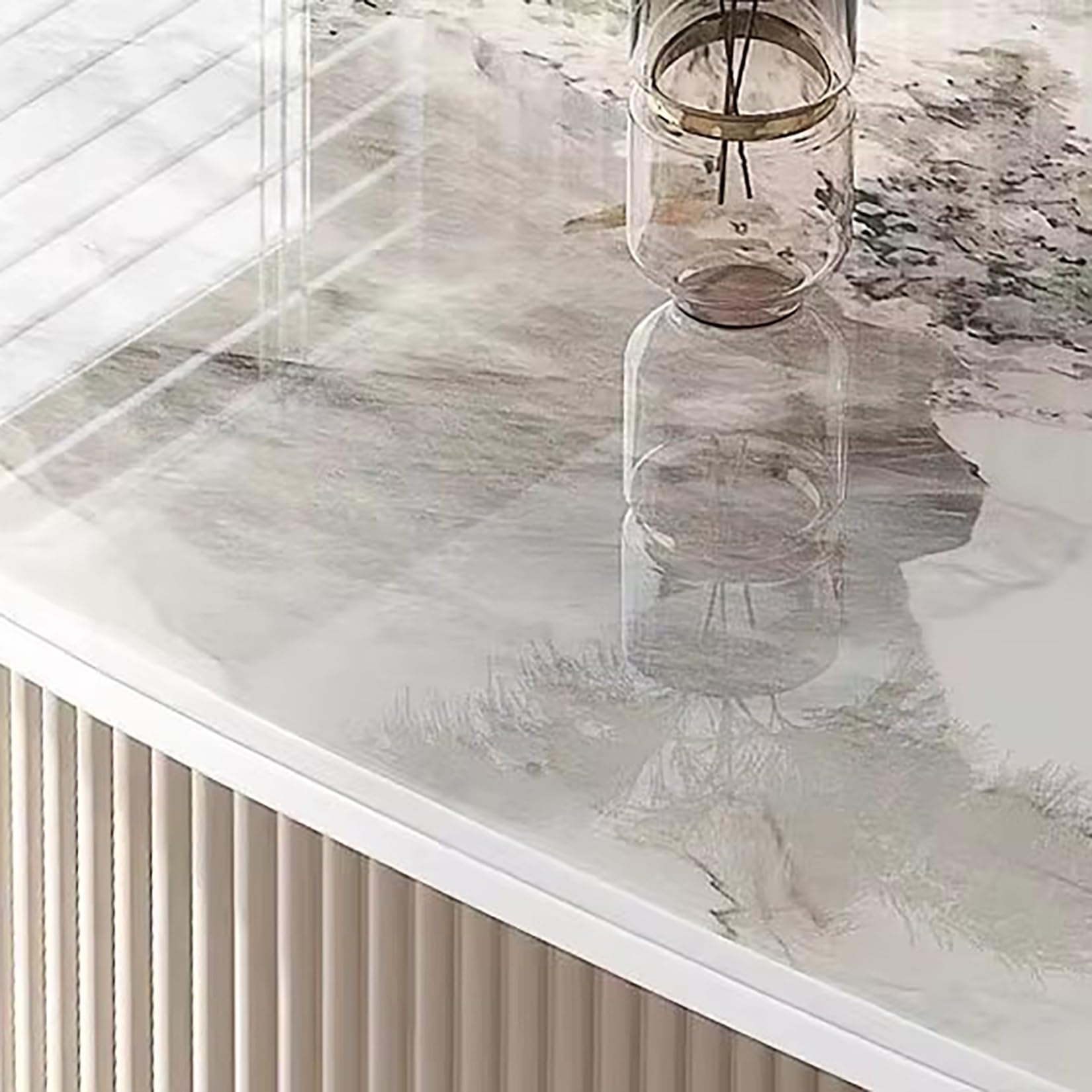 Banco reception di lusso con luce dorata, ideale per salone di bellezza, consultazione medica, negoziazione, ufficio domestico (senza sedie), dimensioni 180 * 70 * 75