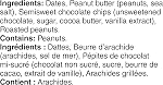 LÄRABAR Pâte de chocolat au beurre d'arachide, barre d'énergie aux fruits et aux noix, boîte de 16 Barres, sans gluten, végétalien, paquet familial, snack-bars
