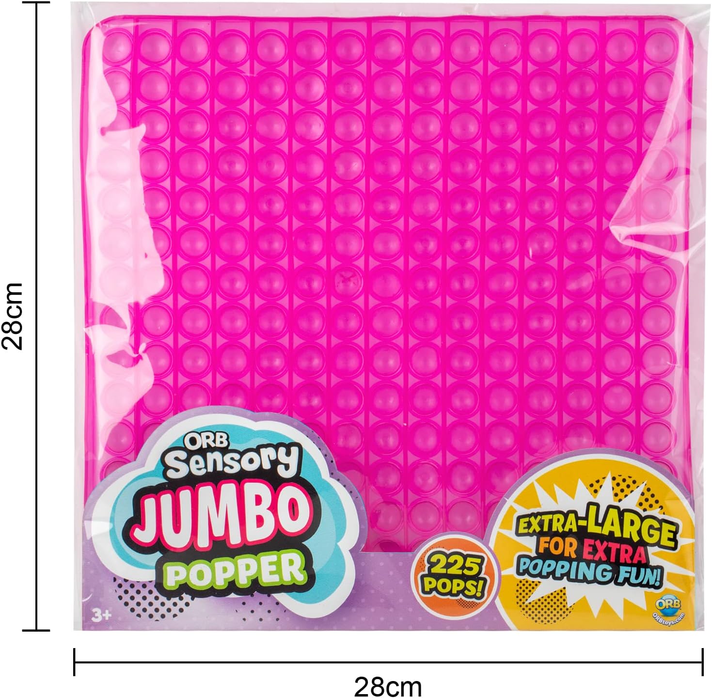 ORB™ Sensory Jumbo Popper Pink