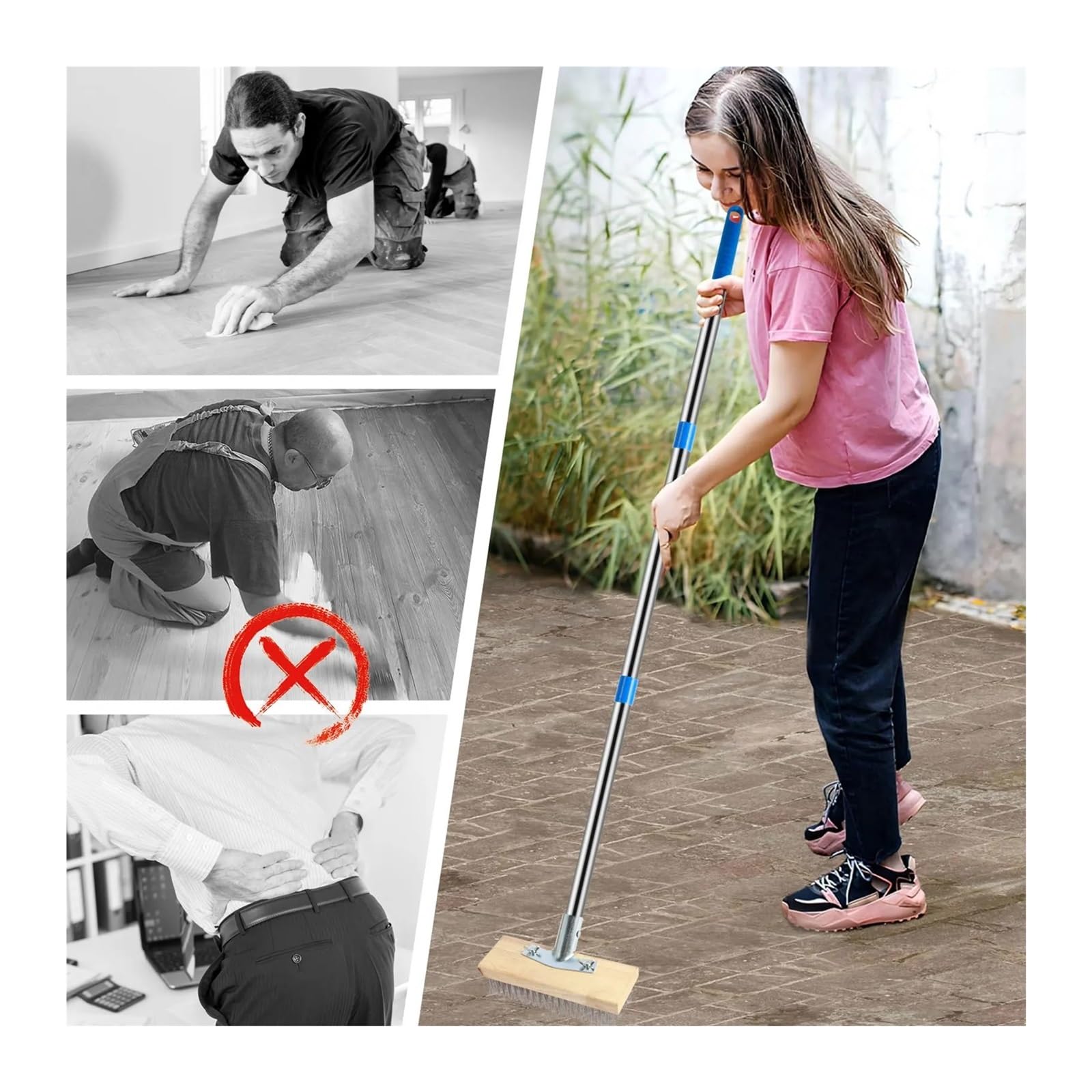 Pool Bürste Deck-Schrubbbürste, Drahtbürste