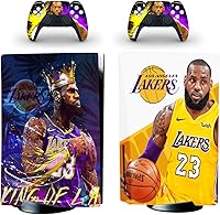 Vista 1 de JOCHUI Adhesivo de vinilo para consola, compatible con discos PS5, controladores de consola estándar, fundas de cabra de baloncesto