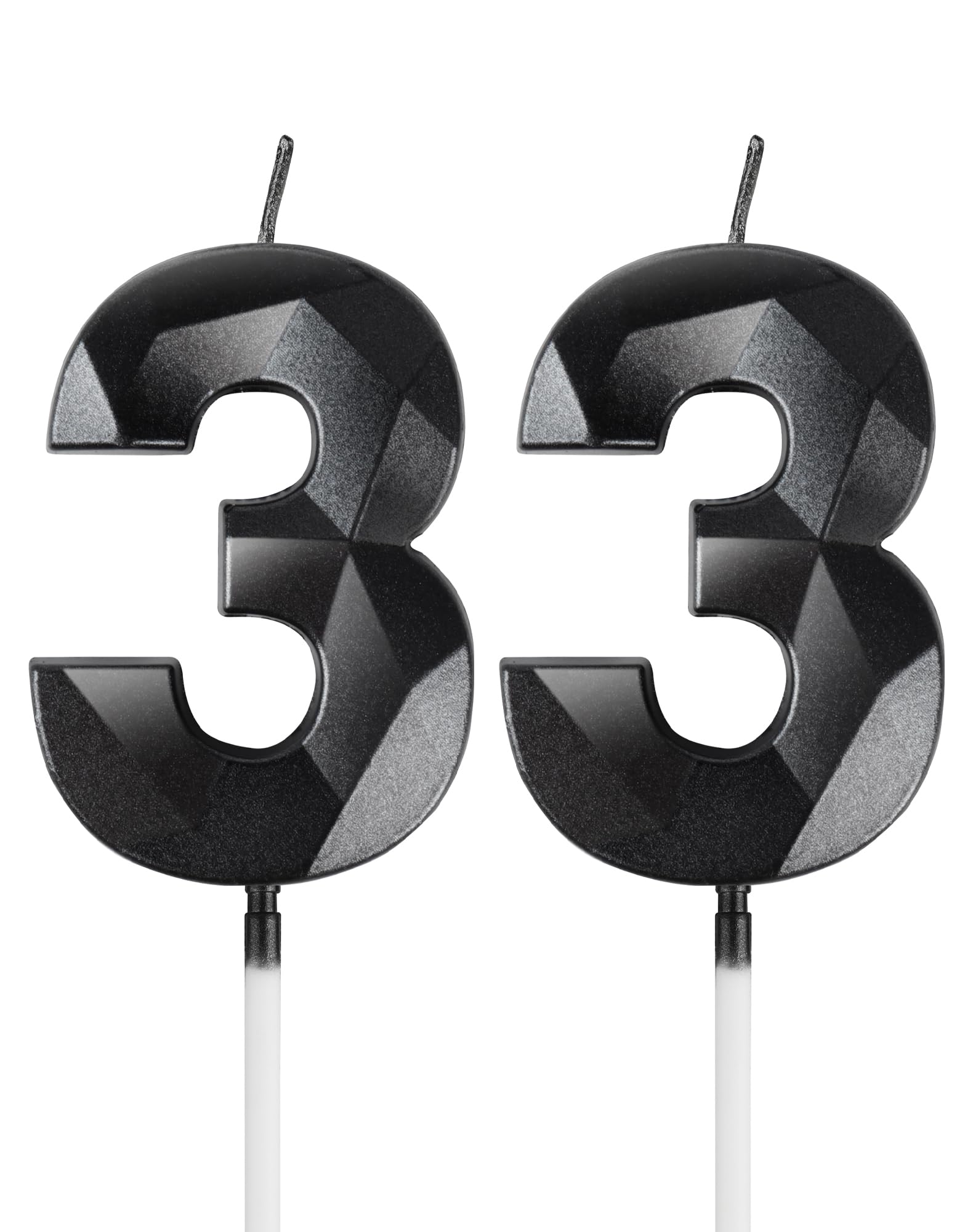 Royal Blue 13th Birthday Candles, 3D Number 13 Candle for Cake, Boy Girl 13th Birthday Decorations,Sapphire Candle Topper Blue Cake Decorations for Birthday Party Wedding Anniversary Supplies — view 22