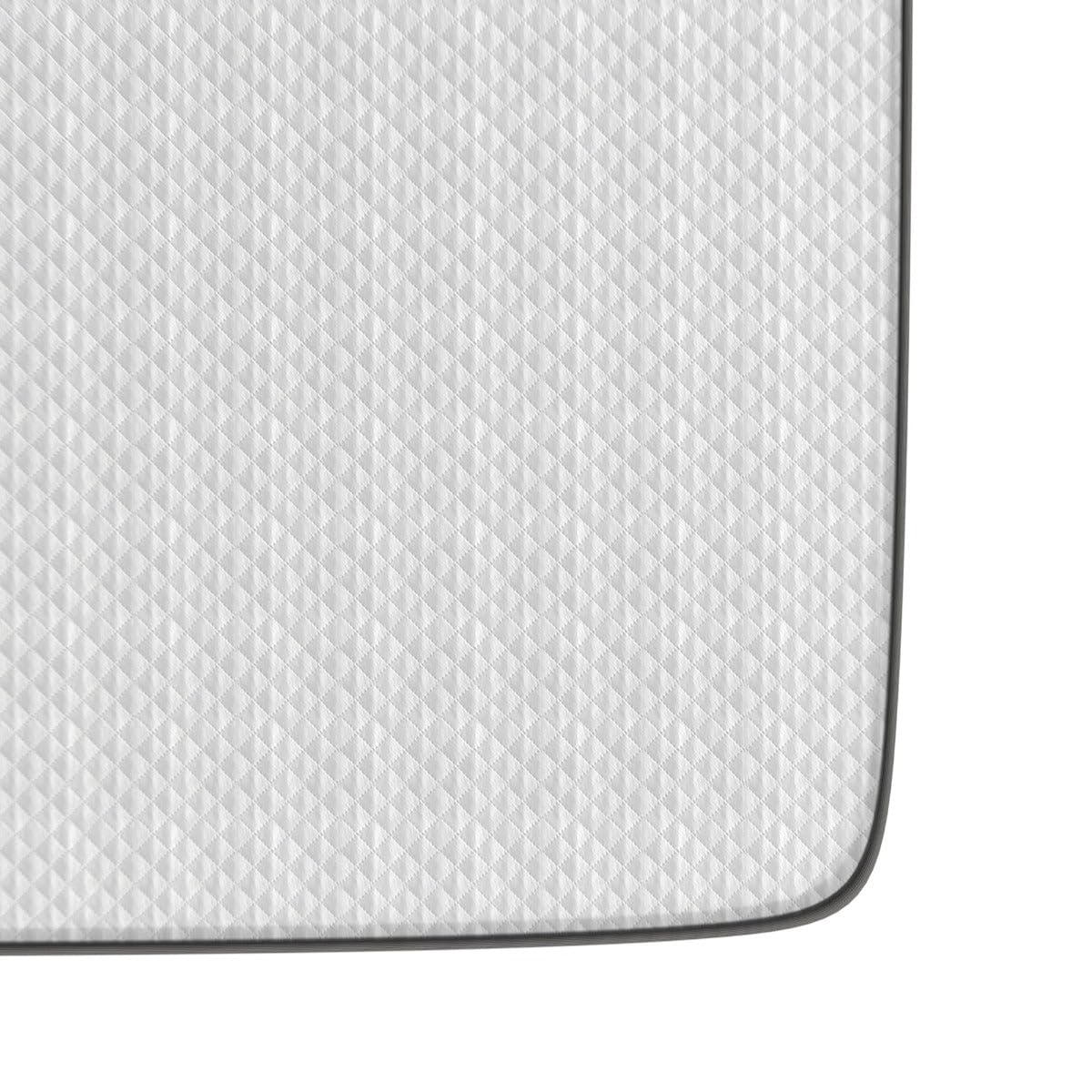 MiaSuite Materasso in Memory Foam per letto singolo, misura 80x190 Cm altezza 22 Cm, ortopedico ed anti acaro con rivestimento anallergico