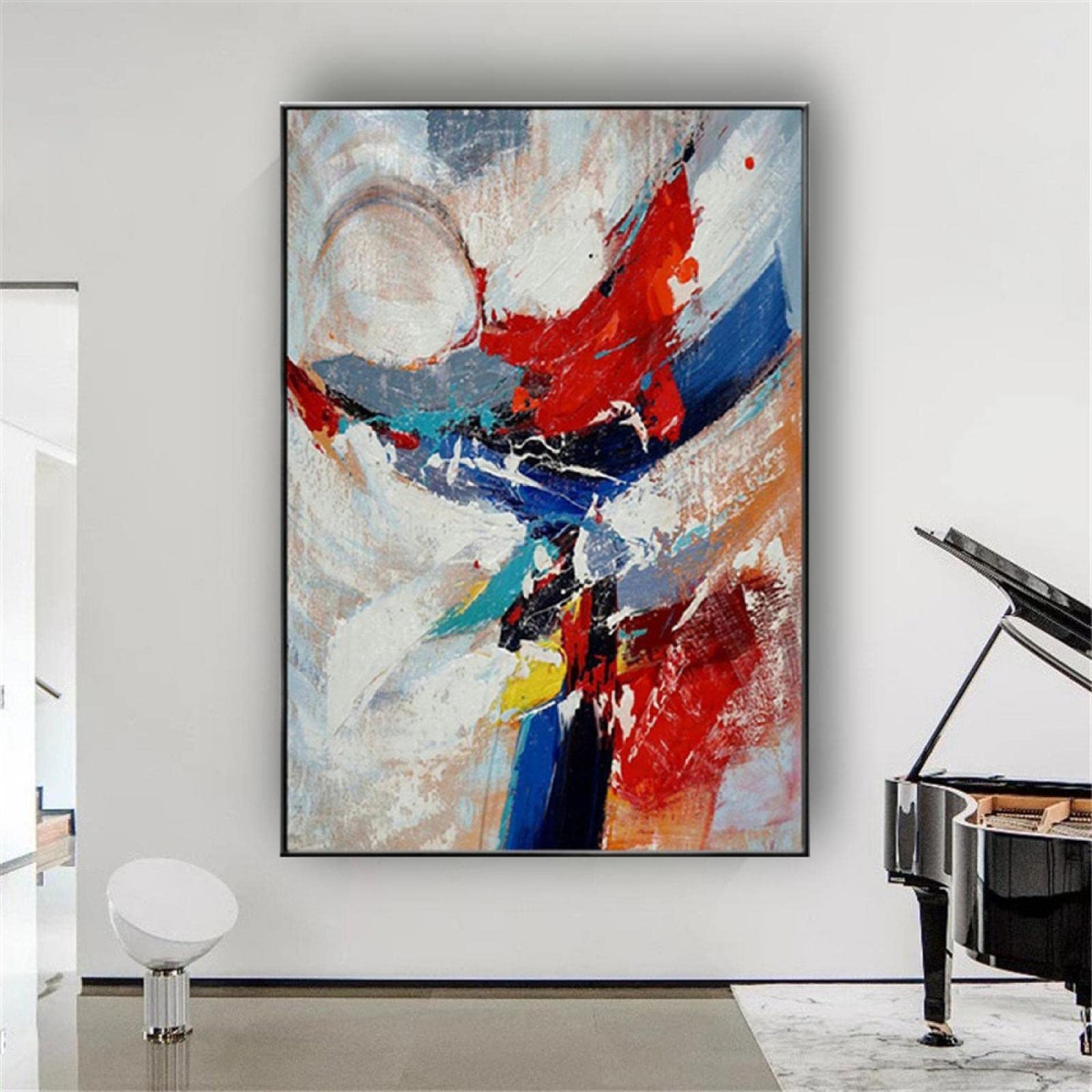 抽象画 2枚組 大型キャンバスアート Amazon.co.jp: 大型キャンバスウォールアートピクチャー抽象絵画