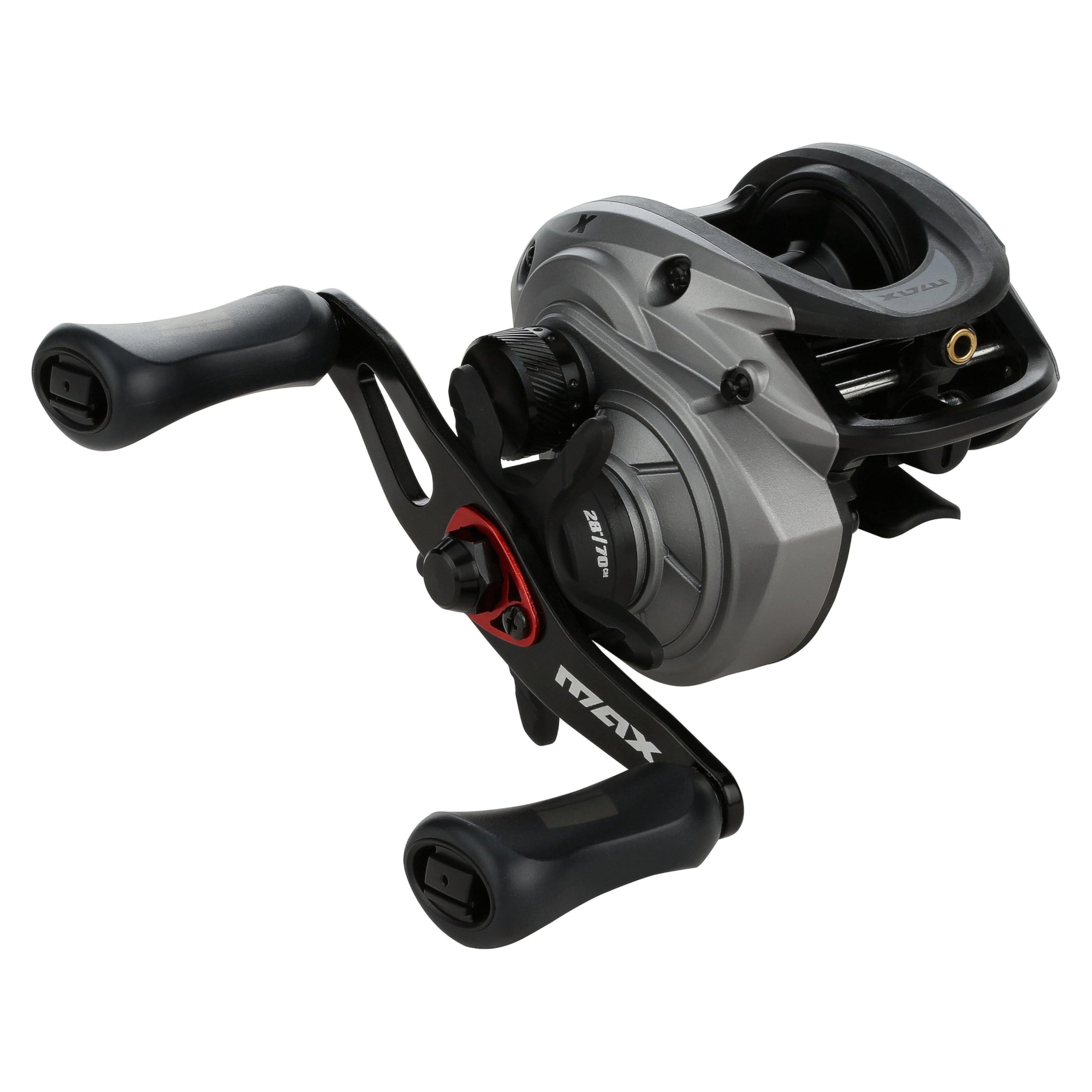Abu Garcia Max X Low Profile Baitcast Reel, Size LP, 4 Stainless Steel Ball Bearings + 1 Roller Bearing, Synthetic Star Drag, Max of 15lb|7kg : Sports & Outdoors