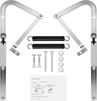 55-1 Attic Ladder Spreader Hinge Arms & Springs for Werner Attic Ladders