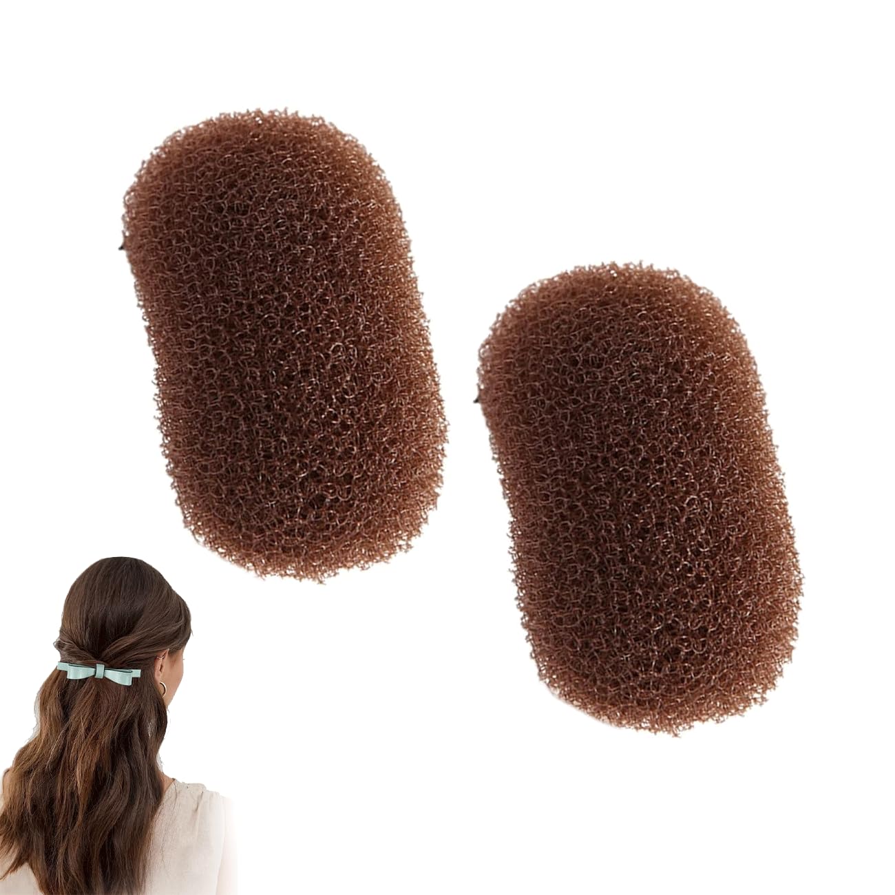 2 Pcs Hair Bump It Up Volume Inserts, Hairpadding Tool Styling Accessories