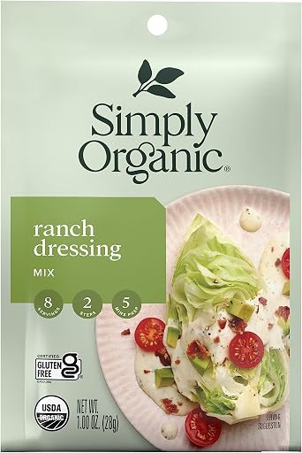 Simply Organic, Dressing Mix, Ranch, 1 oz