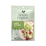 Simply Organic Ranch, Certified Organic, Gluten-Free | 1 oz | Pack of 12