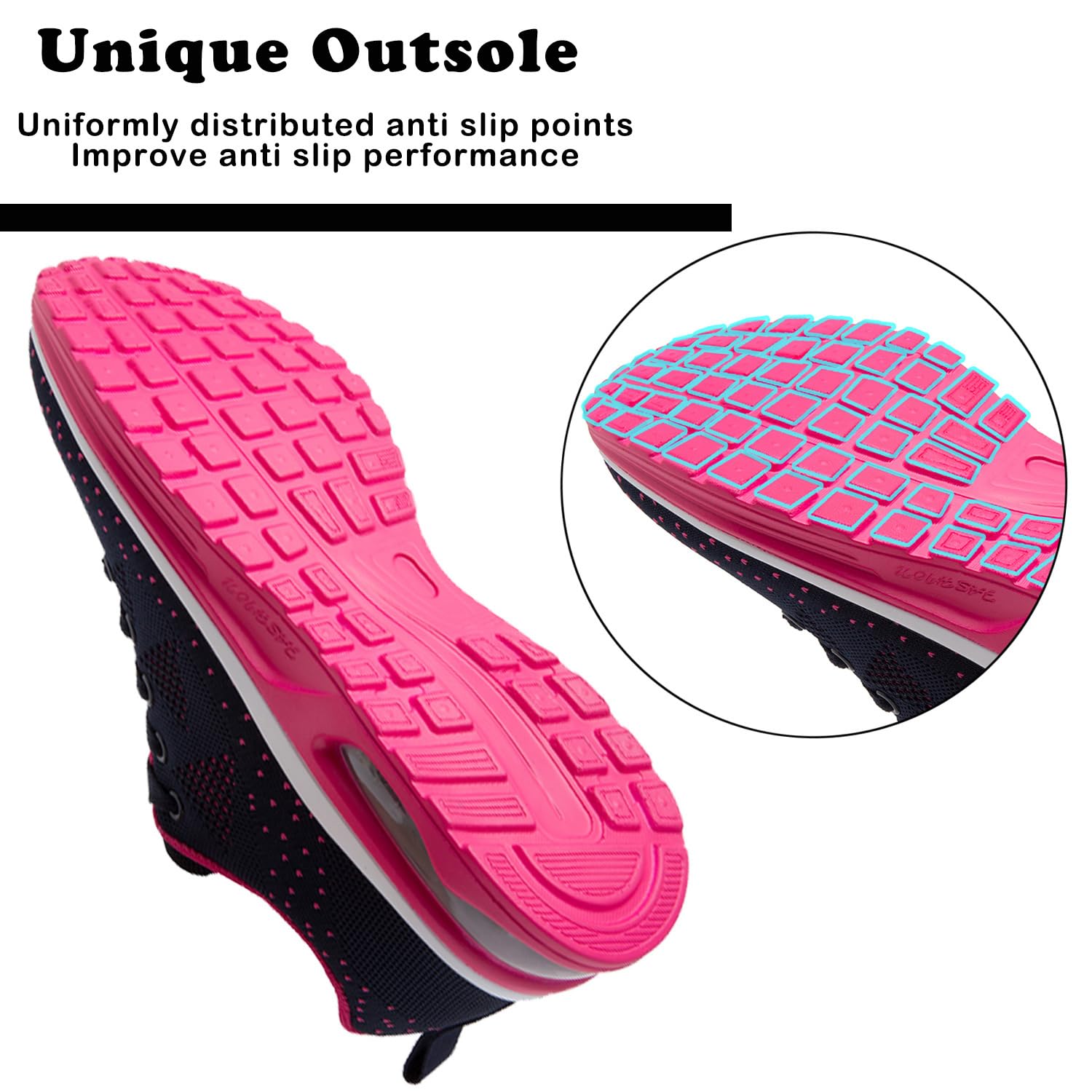 Scarpe Donna Sneakers Respirabile Leggero Scarpe da Ginnastica Corsa Camminata Tennis Outdoor Fitness Jogging Palestra Casual Scarpa