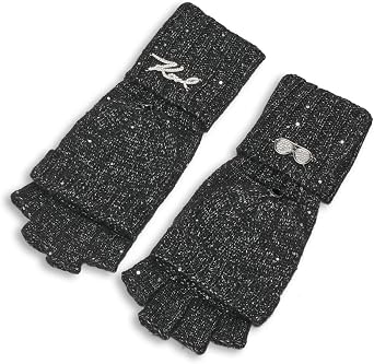 KARL LAGERFELD Women's Sequin Knit Gloves