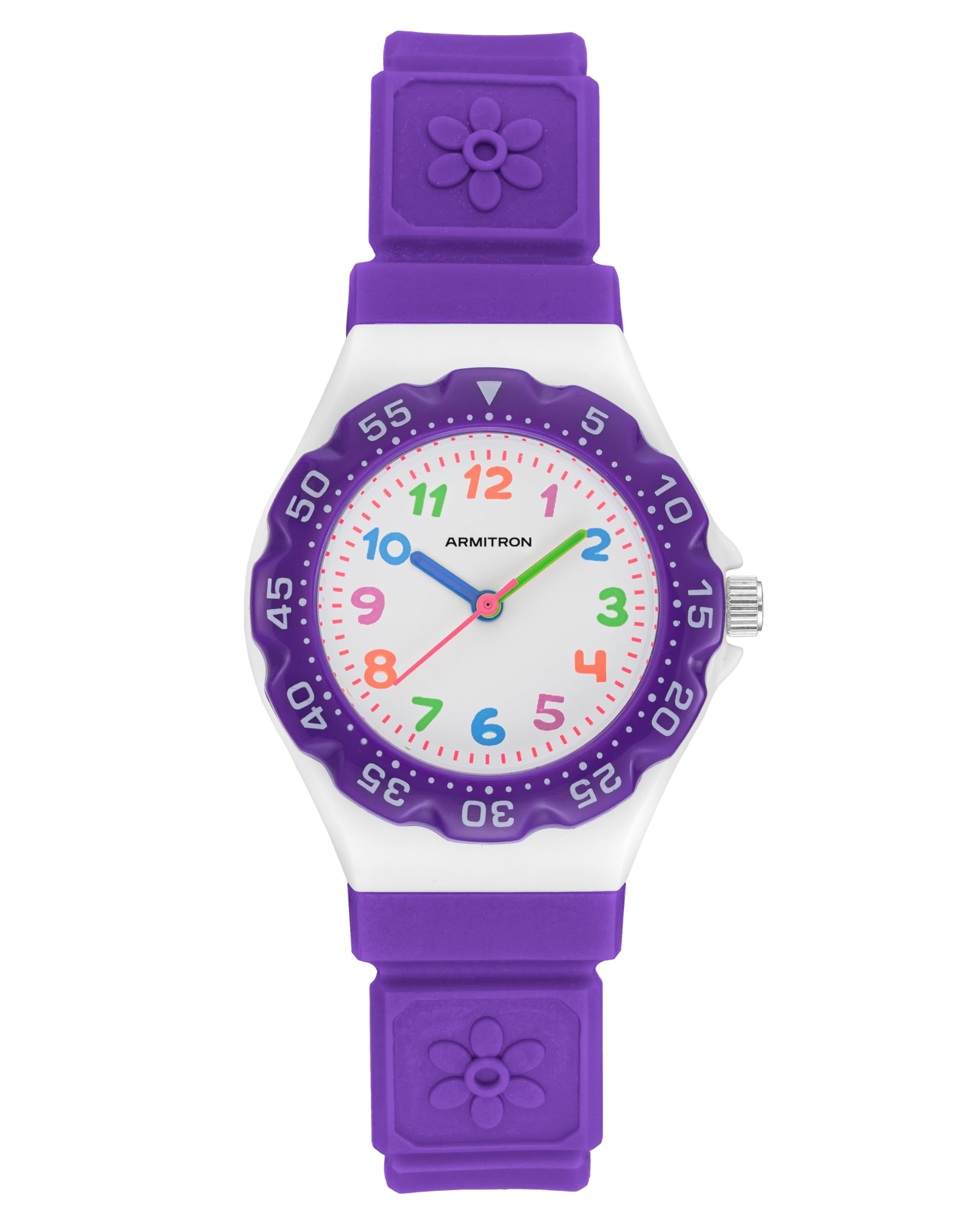 Armitron Sport Kids Easy to Read Resin Strap Watch, 27/1007
