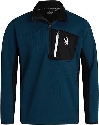 Suéter Spyder Masculino Com Zíper - Conforto E Estilo Para O Frio