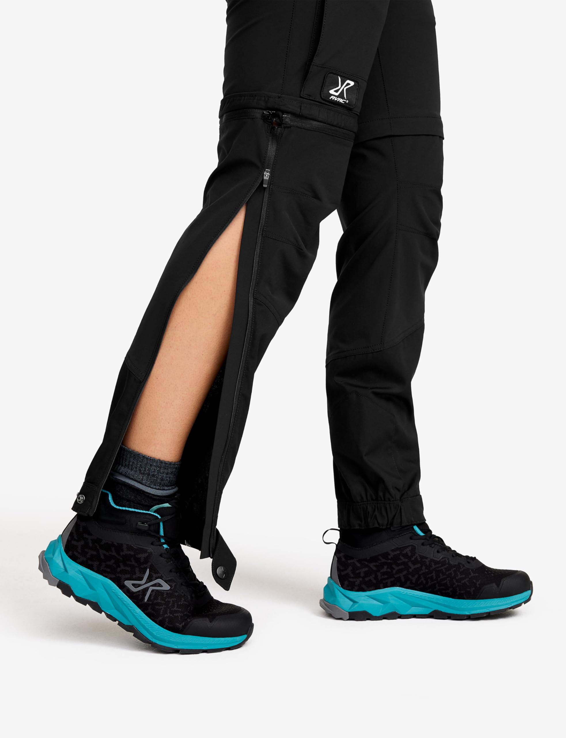 RevolutionRace RVRC GP PRO Stretch Zip-off Pants da Donna, Pantaloni da Trekking Convertibili per attività all'aperto