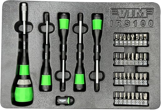 VIM Tools 39 Piece Interchangeable Ratcheting Screwdriver Master Set