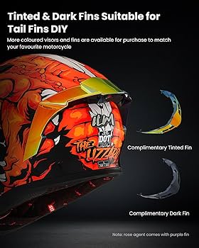 Amazon.com: ILM Motorcycle Helmet Full Face with Pinlock