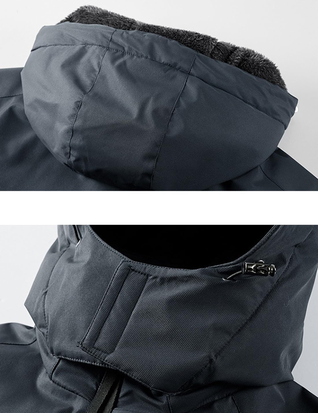 ZGZZ7 Men's Winter Warm Fleece Lining Jackets Active Athletic Thermal Outdoor Skiing Jackets