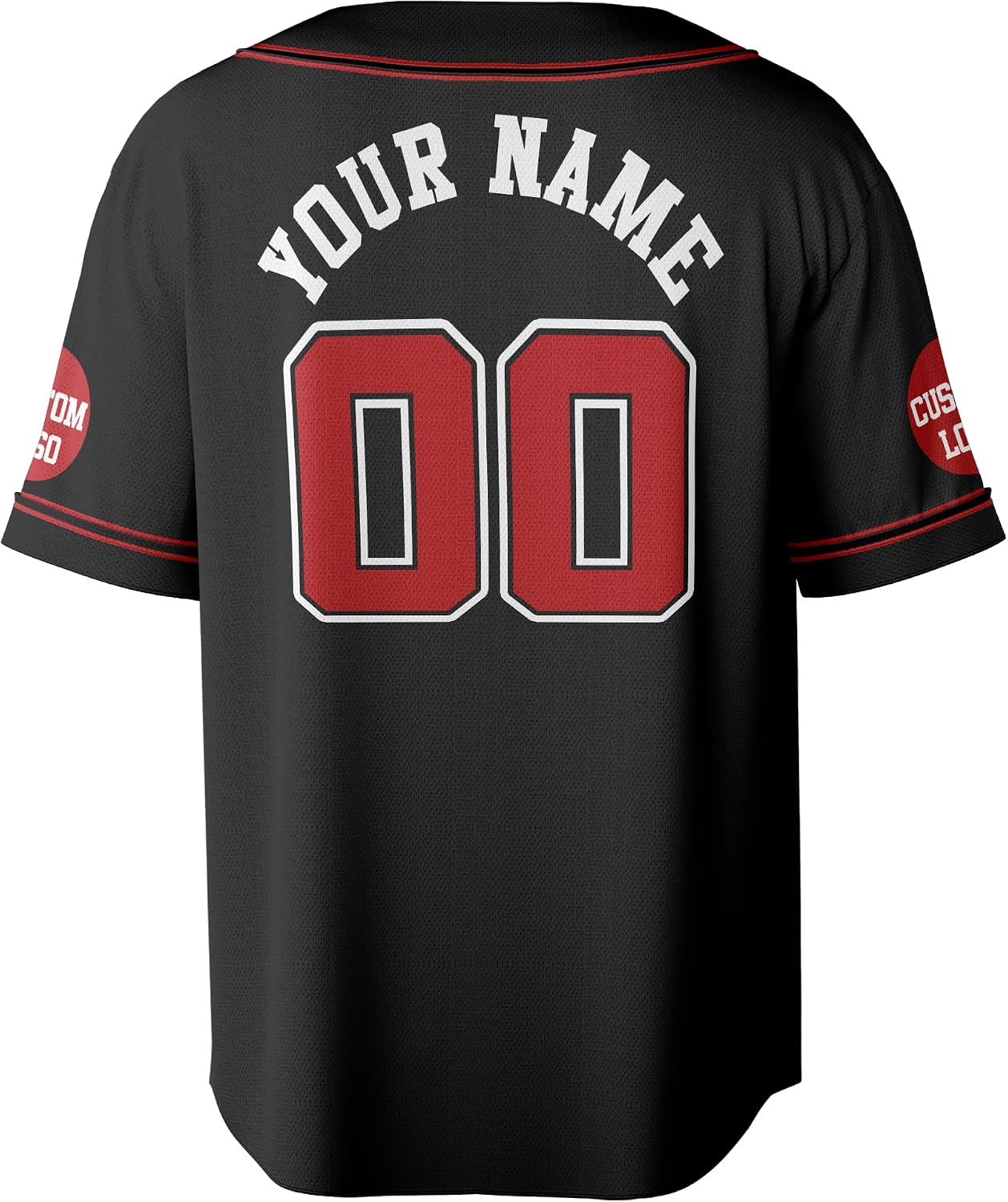 Custom Baseball Jersey with Team Name, Personalized Baseball Shirt, Your Name and Logo, Great Sports Gift