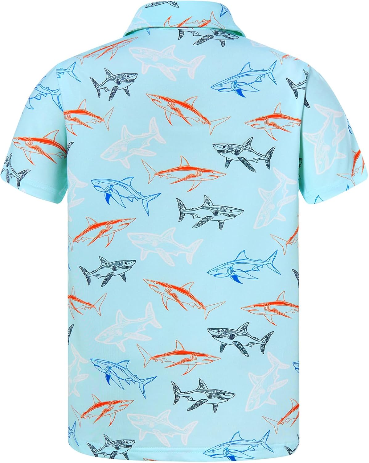 Boys Performance Polo Shirt Short Sleeve Golf Clothes for Active Casual Size 5-14 - Image 3