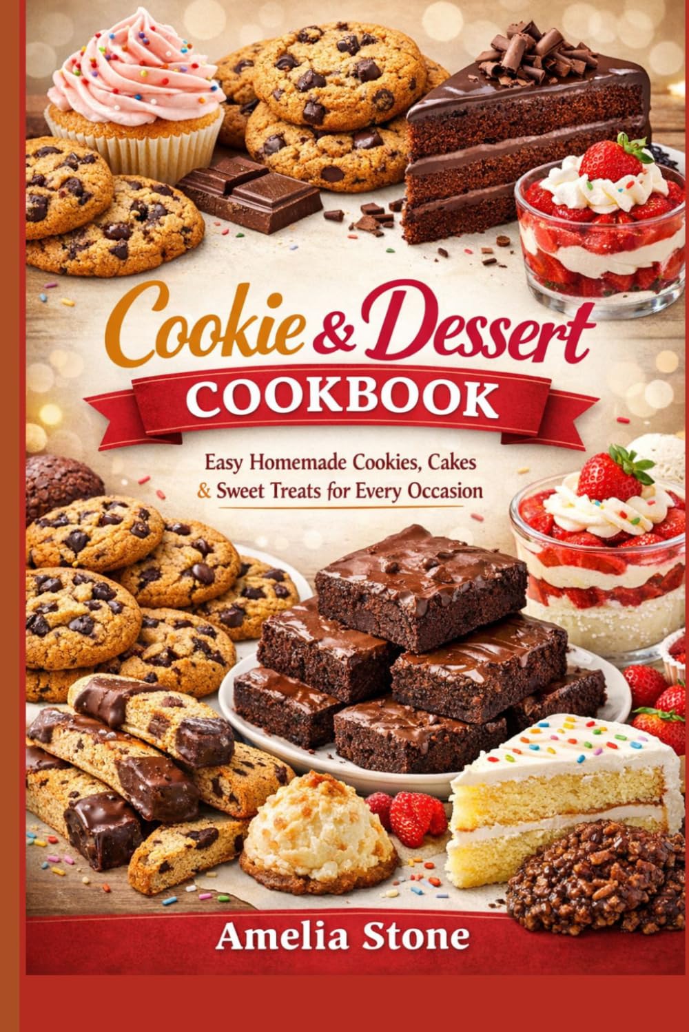 Cookie & Dessert Cookbook: Easy Homemade Cookies, Cakes & Sweet Treats for Every Occasion