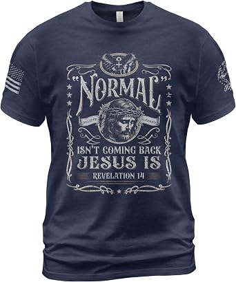 Normal Isnt Coming Back Jesus is Shirt, Christian Shirts for Men, Men Jesus Shirts, Bible Shirts for Men 2