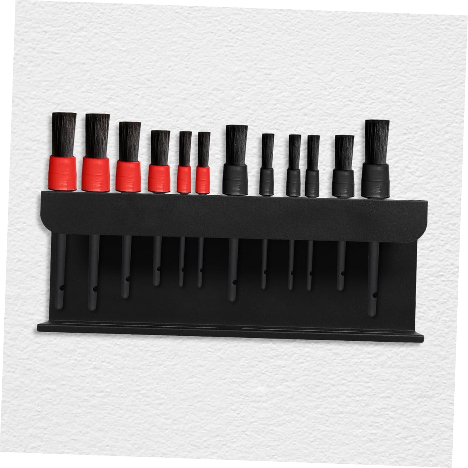Gatuida Robust Brush and Spray Bottle Holder Wall-Mounted Rack for Efficient Auto Detailing and Home Cleaning