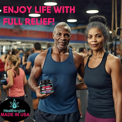 Miniatura 4 de Healthergize Paquete de 6 cremas de cáñamo, calidad premium, alivio de cuerpo completo, resultados instantáneos, aceite de cáñamo, lavanda, aloe,