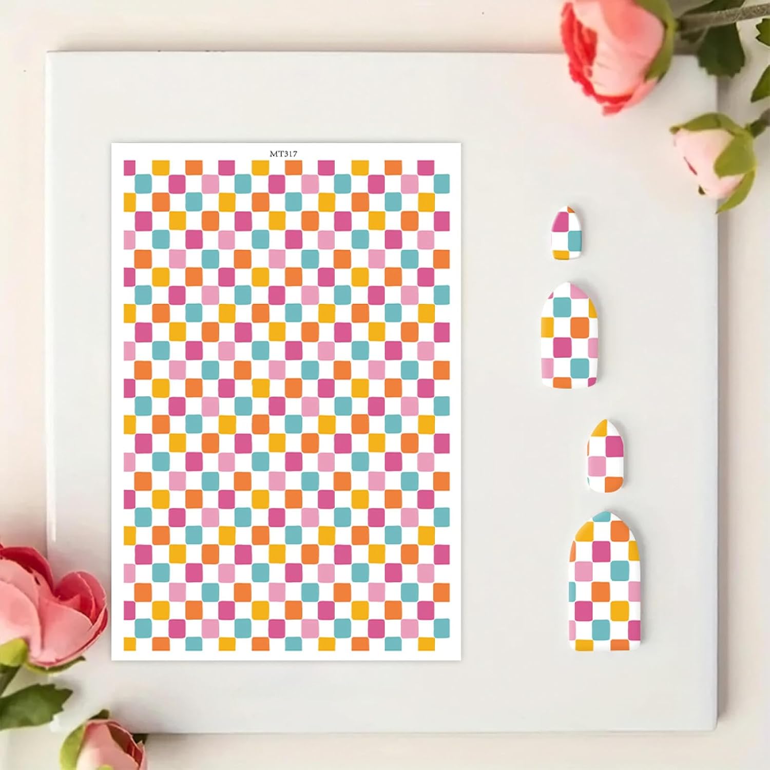 10 Pcs Square Clay Transfer Paper for DIY Art Crafts, Little Squares Water Polymer Clay Transfer Paper Sheets for Polymer Clay Jewelry Earrings Making Supplies 5.82X3.93 inch